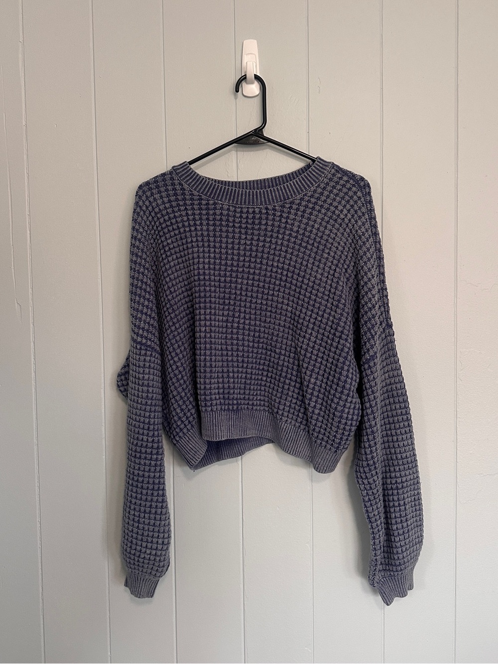 Blue hollister knit sweater